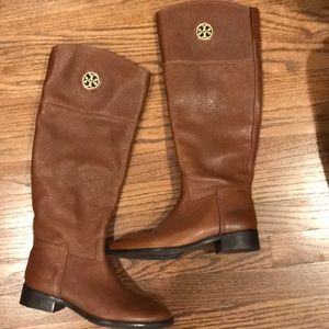 NWOT Tory Burch Junction brown riding boot 6.5